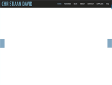 Tablet Screenshot of christiaandavid.com